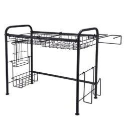 Over The Sink 2 Tier Organizer Dish Drying Rack, 31 Inch -Tableware Shop over the sink 2 tier organizer dish drying rack 31 inch 5277144 3