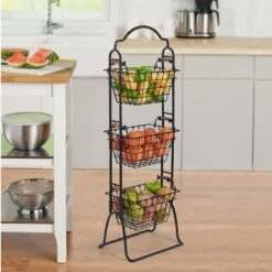 Pacific 3 Tier Adjustable Standing Storage Rack -Tableware Shop pacific 3 tier adjustable standing storage rack 5304333 3