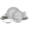 MIKASA Parchment 20 Piece Dinnerware Set, Service For 4 -Tableware Shop parchment 20 piece dinnerware set service for 4 5077604 1