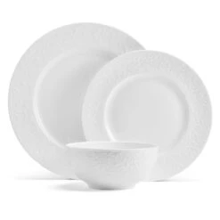 MIKASA Parchment White 18 Piece Dinnerware Set, Service For 6 -Tableware Shop parchment white 18 piece dinnerware set service for 6 5293968 9