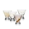 MIKASA Party Set Of 4 Stemless Martini Glasses -Tableware Shop party set of 4 stemless martini glasses 5294202 1