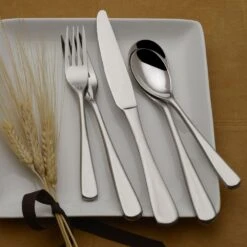 MIKASA Philo Forged 20 Piece Flatware Set, Service For 4 -Tableware Shop philo forged 20 piece flatware set service for 4 5098688 3