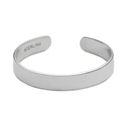 Plain Sterling Baby Bracelet