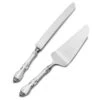 Queen Elizabeth Sterling Wedding Cake Knife And Server Set -Tableware Shop queen elizabeth wedding cake knife and server set T0902952 1