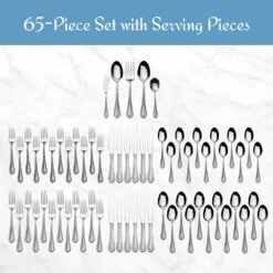 MIKASA Regent Bead 65 Piece Flatware Set, Service For 12 15 MIKASA Regent Bead 65 Piece Flatware Set, Service For 12 -Tableware Shop regent bead 65 piece flatware set service for 12 5081086 9