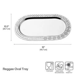 Reggae Large Oval Tray -Tableware Shop reggae oval tray 5310047 3 f5d9f005 d9a9 4c5f 85aa 8ff80b856fe3