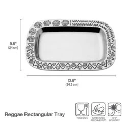 Reggae Rectangular Serve Tray -Tableware Shop reggae rectangular tray 5310045 3 91739e1b 977c 4e14 85ec 1165b6e5799e