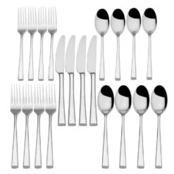 MIKASA Rockford Forged 20 Piece Flatware Set, Service For 4 -Tableware Shop rockford 20 piece flatware set service for 4 5084212 3