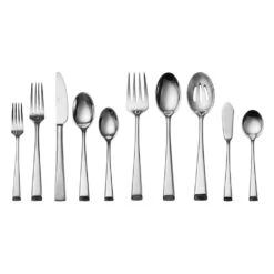 MIKASA Rockford Forged 45 Piece Flatware Set, Service For 8 -Tableware Shop rockford 45 piece flatware set service for 8 5080993 5