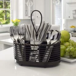 Tableware Shop -Tableware Shop rope napkin and flatware storage caddy 5153172 2 f143d797 40c7 4683 863d 55af22622968