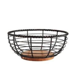Rope Round Fruit Storage Basket