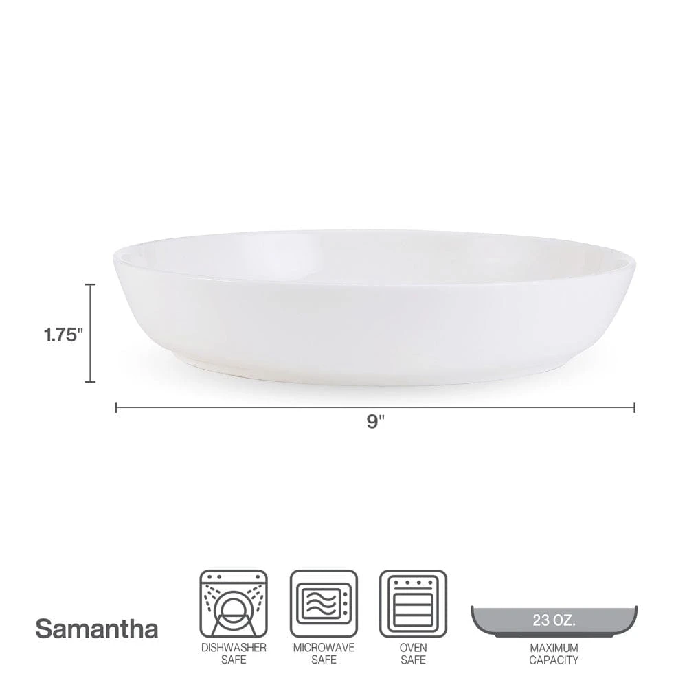 MIKASA Samantha Set Of 4 Pasta Bowls 7 MIKASA Samantha Set Of 4 Pasta Bowls - Image 5