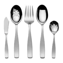 MIKASA Satin Loft 65 Piece Flatware Set, Service For 12 -Tableware Shop satin loft 65 piece flatware set service for 12 5081298 5