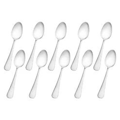 Satin Symmetry Set Of 10 Teaspoons