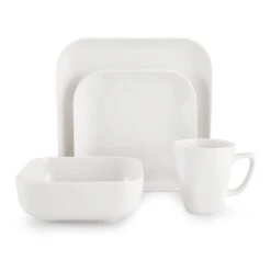 Sawyer Soft Square 4 Piece Place Setting
