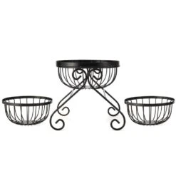 Scroll Set Of 3 Fruit Storage Baskets -Tableware Shop scroll set of 3 fruit storage baskets 5282035 4