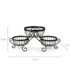 Scroll Set Of 3 Fruit Storage Baskets -Tableware Shop scroll set of 3 fruit storage baskets 5282035 7