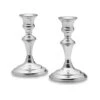 Set Of 2 Medium Pewter Candlesticks -Tableware Shop set of 2 medium pewter candlesticks 836 1