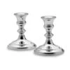 Set Of 2 Small Pewter Candlesticks -Tableware Shop set of 2 small pewter candlesticks 837 1