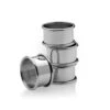 Set Of 4 Plain Pewter Napkin Rings -Tableware Shop set of 4 plain pewter napkin rings 709 4 1