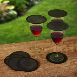 Set Of 8 Drink Covers And Coasters -Tableware Shop set of 8 drink cover and coaster 5277216 2