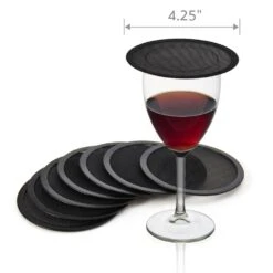 Set Of 8 Drink Covers And Coasters -Tableware Shop set of 8 drink cover and coaster 5277216 6