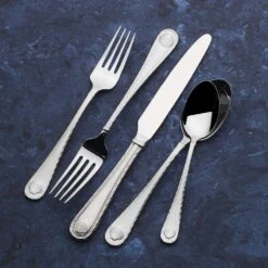 Shell 45 Piece Flatware Set, Service For 8 -Tableware Shop shell 45 piece flatware set service for 8 5305165 2