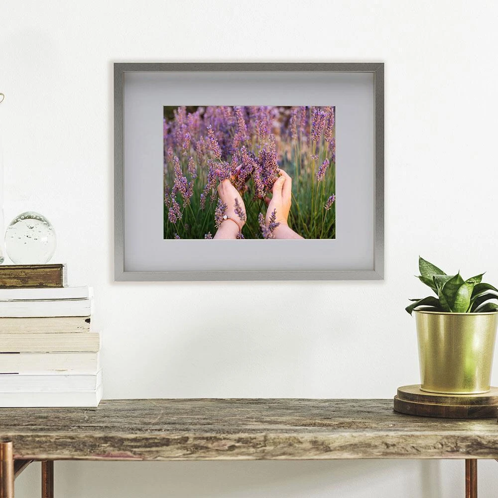 MIKASA Silver 16 X 20 Gallery Frame, Matted To 11 X 14 4 MIKASA Silver 16 X 20 Gallery Frame, Matted To 11 X 14 - Image 2