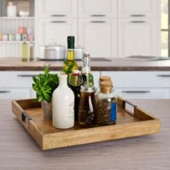 Square Lazy Susan Serving Tray -Tableware Shop square lazy susan serving tray 5261665 4