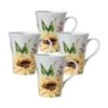 MIKASA Sunflower Set Of 4 Mugs -Tableware Shop sunflower set of 4 mugs K45285887 1