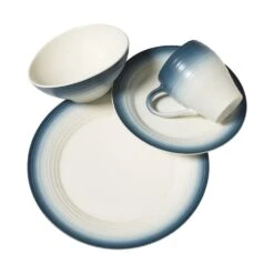 MIKASA Swirl Ombre Blue 4 Piece Place Setting -Tableware Shop swirl ombre blue 4 piece place setting 5130918 2