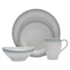 MIKASA Swirl Ombre Grey 4 Piece Place Setting -Tableware Shop swirl ombre grey 4 piece place setting 5198195 1