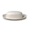MIKASA Swirl White Covered Butter -Tableware Shop swirl white covered butter 5048948 1