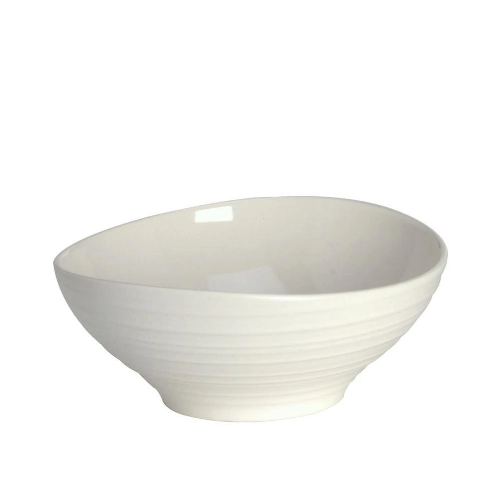 MIKASA Swirl White Soup Cereal Bowl 3 MIKASA Swirl White Soup Cereal Bowl