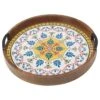 Tile Design Lazy Susan Serve Tray -Tableware Shop tile design lazy susan serve tray 5266465 1