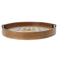 Tile Design Lazy Susan Serve Tray -Tableware Shop tile design lazy susan serve tray 5266465 2