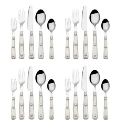 MIKASA Translucent Clear 20 Piece Flatware Set, Service For 4 -Tableware Shop translucent clear 20 piece flatware set service for 4 5280572 4