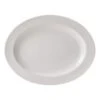 MIKASA Trellis White Oval Platter -Tableware Shop trellis white oval platter 5285634 1
