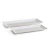 MIKASA Trellis White Set Of 2 Bread Trays -Tableware Shop trellis white set of 2 bread trays5293371 1