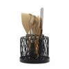 Twist Loop Rotating 2 Tier Utensil Holder -Tableware Shop twist loop rotating 2 tier utensil holder 5289429 1
