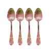 Vintage Botanical Set Of 4 Teaspoons 2 Vintage Botanical Set Of 4 Teaspoons -Tableware Shop vintage botanical set of 4 teaspoons 5279082 1