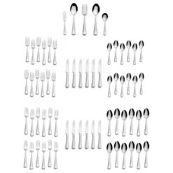 MIKASA Virtuoso 65 Piece Flatware Set, Service For 12 -Tableware Shop virtuoso 65 piece flatware set service for 12 5286115 5