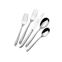 Wave Forged 20 Piece Flatware Set, Service For 4