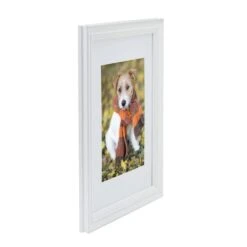 White 11 X 14 Gallery Frame, Matted To 8 X 10 -Tableware Shop white 11 x 14 gallery frame matted 8 x 10 5278445 4