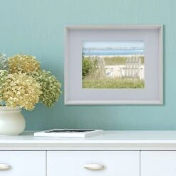 White 16 X 20 Gallery Frame, Matted To 11 X 14 -Tableware Shop white 16 x 20 gallery frame matted 11 x 14 5265642 2