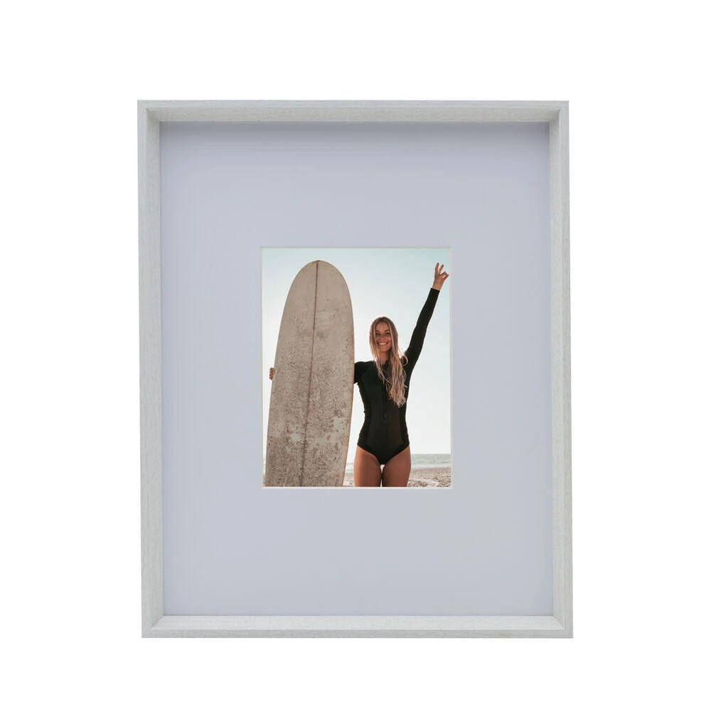 White 16 X 20 Gallery Frame, Matted To 8 X 10 3 White 16 X 20 Gallery Frame, Matted To 8 X 10