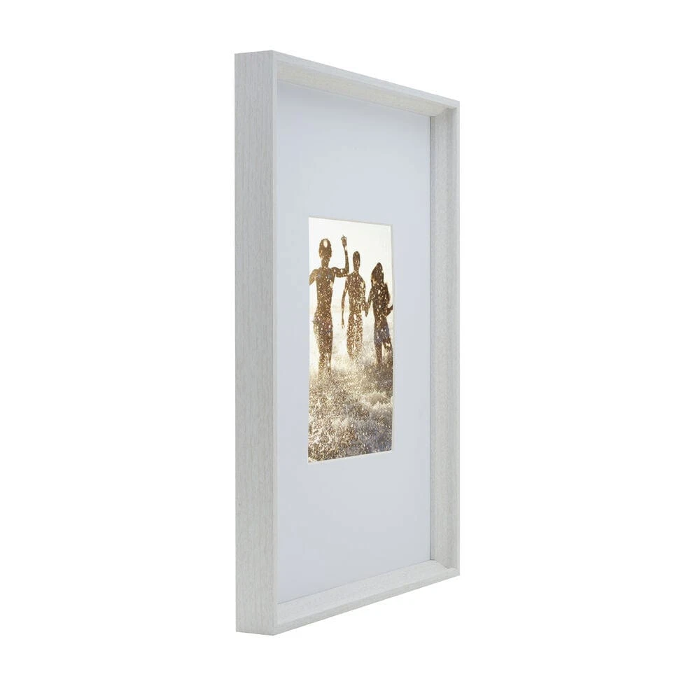 White 16 X 20 Gallery Frame, Matted To 8 X 10 5 White 16 X 20 Gallery Frame, Matted To 8 X 10 - Image 3
