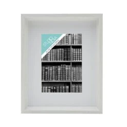 White 8 X 10 Gallery Frame, Matted To 5 X 7