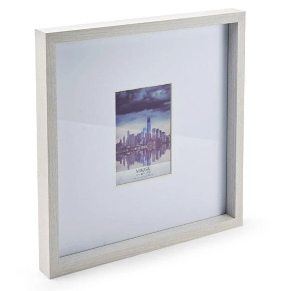 MIKASA White 15 X 15 Gallery Square Frame, Matted To 5 X 7 6 MIKASA White 15 X 15 Gallery Square Frame, Matted To 5 X 7 - Image 4