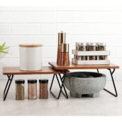 Woodford Set Of 2 Shelf Organization Trays -Tableware Shop woodford set of 2 shelf organization trays 5290308 2